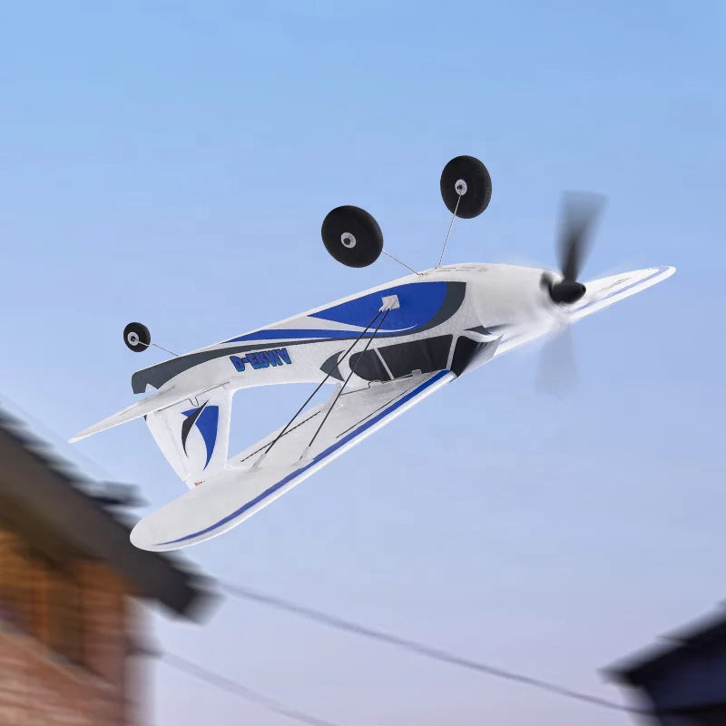 FMS PA-18 Super Cub 500mm | Mikrolennokki | 6-kanavainen RTF | 2.4GHz radio | 3-tilainen gyro | Yhden napin temput