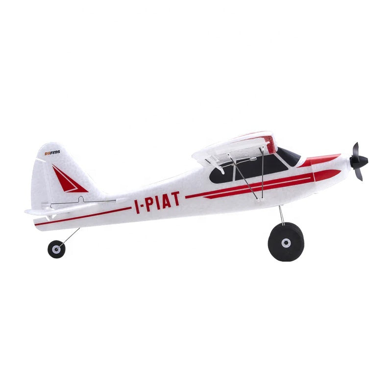 FMS PA-18 Super Cub 500mm | Mikrolennokki | 6-kanavainen RTF | 2.4GHz radio | 3-tilainen gyro | Yhden napin temput