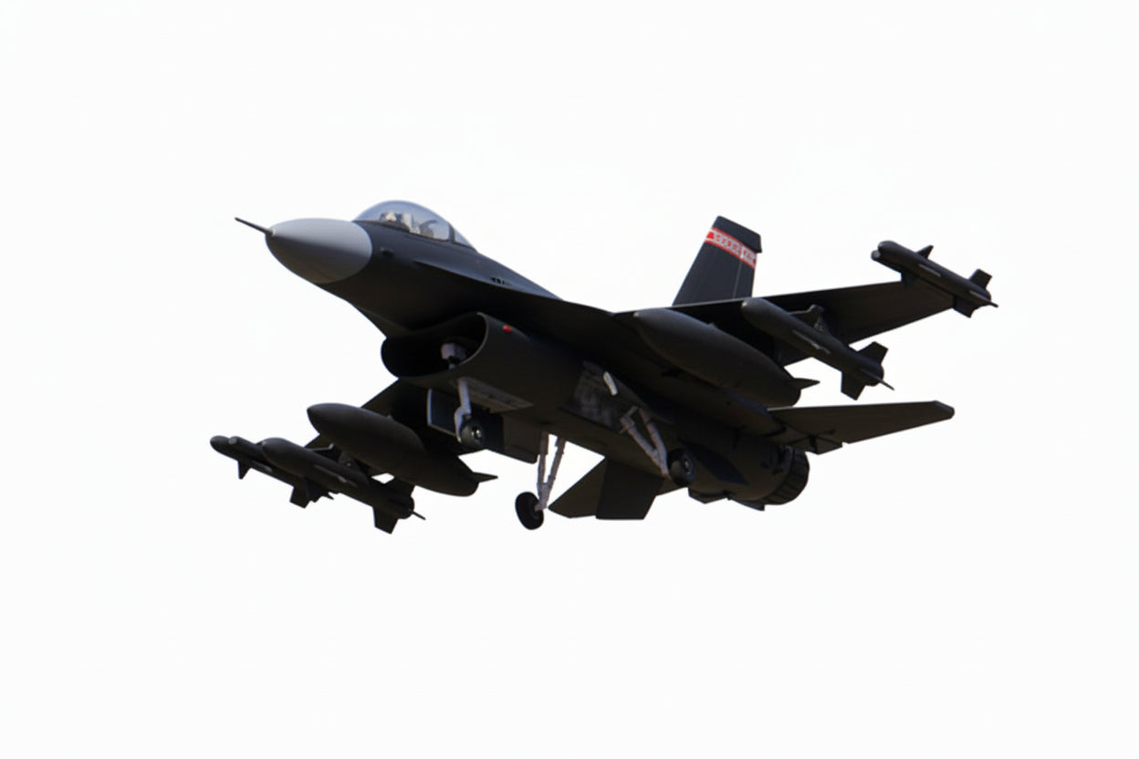 3D-akrobaatti RC-lennokki F-16 Fighting Falcon | EPP-vaahto | Sähkökäyttöinen | Nopea pienoislentokone
