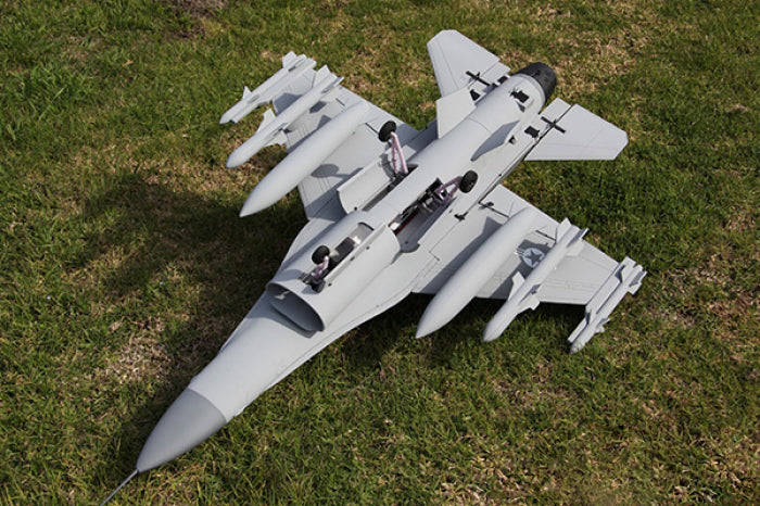 3D-akrobaatti RC-lennokki F-16 Fighting Falcon | EPP-vaahto | Sähkökäyttöinen | Nopea pienoislentokone