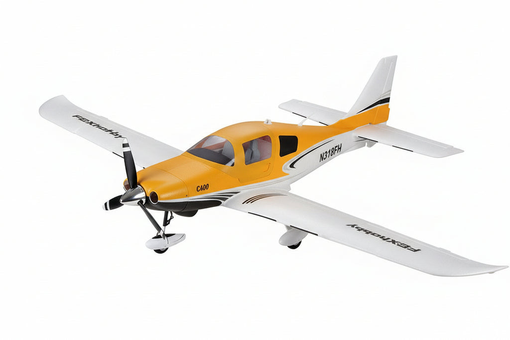 TOP RC Hobby C400 | 1100mm RC-urheilulennokki | PNP-vaahtorunko | Harrastajalle