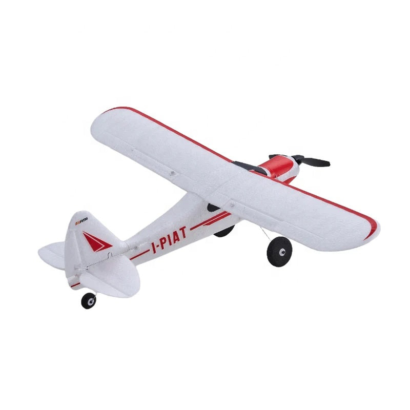 FMS PA-18 Super Cub 500mm | Mikrolennokki | 6-kanavainen RTF | 2.4GHz radio | 3-tilainen gyro | Yhden napin temput