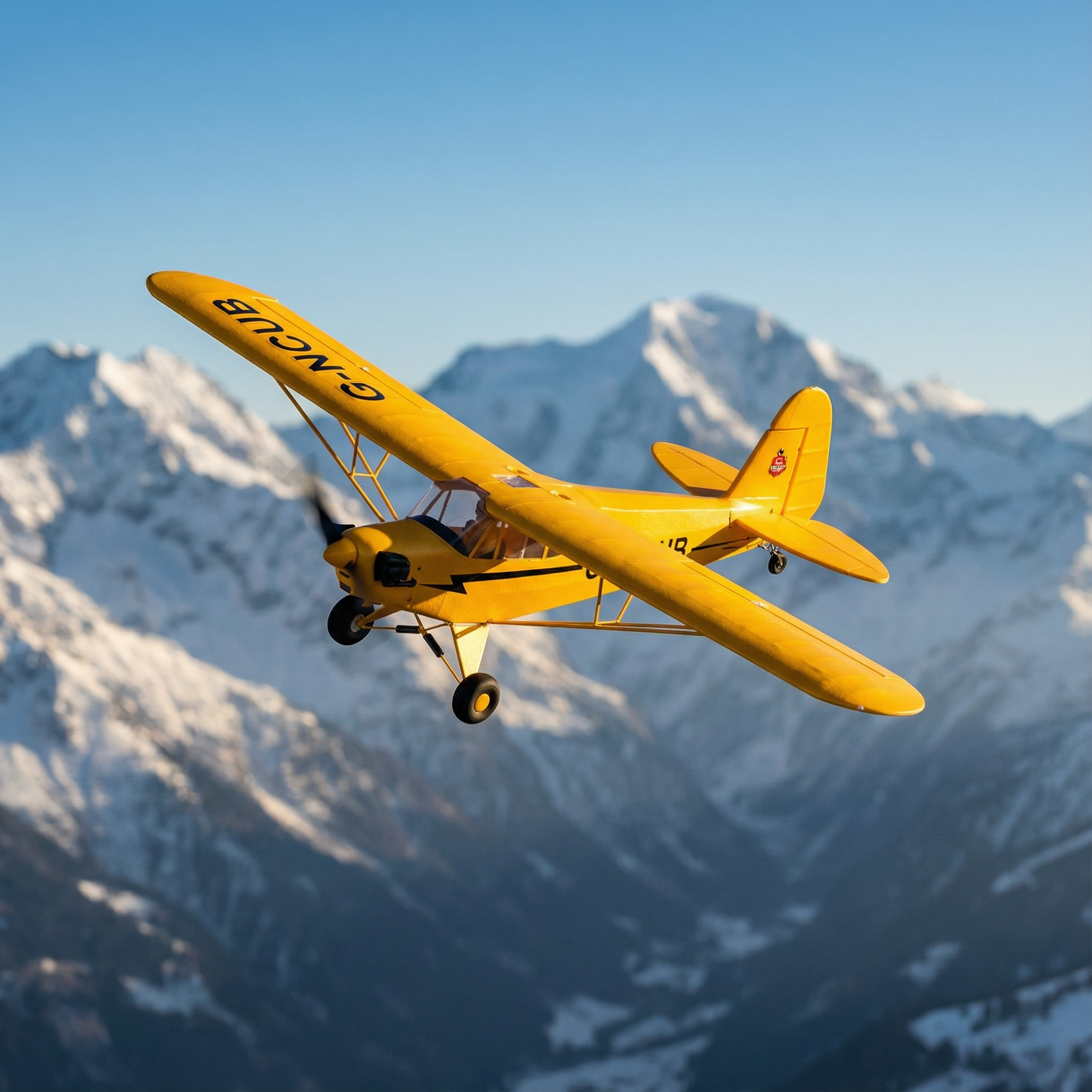 Klassinen RC-lentokone – vakaa, näkyvä ja mukava lentää